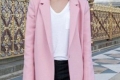 Jak nosit růžový kabát?