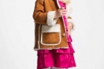 Dětské kabátky z ovčí kůže pro dívky