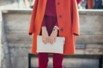 Jak nosit oranžový kabát?