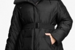 Zimní bunda parka pro obézní ženy